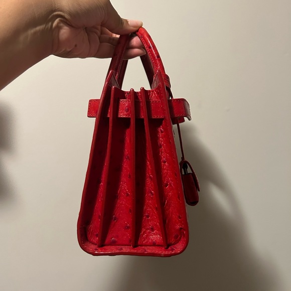 Saint Laurent YSL OSTRICH Sac de jour - Picture 9 of 16